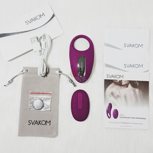 Vòng rung Svakom Winni điều khiển từ xa silicon cao cấp kích thích đôi lứa