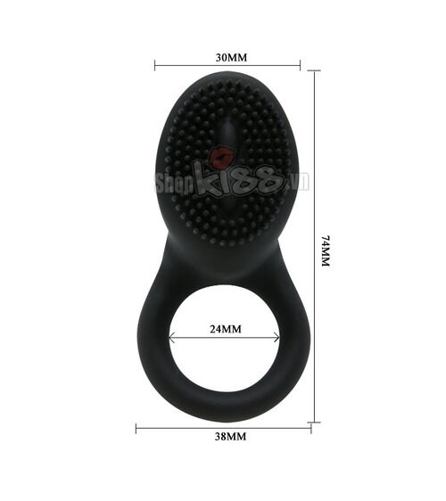 Vòng rung lưỡi liếm Prettylove Cobra kích thích cực mạnh nam nữ