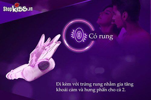 Vòng rung lưỡi liếm Durex Play Bliss silicon TPE an toàn cho nam