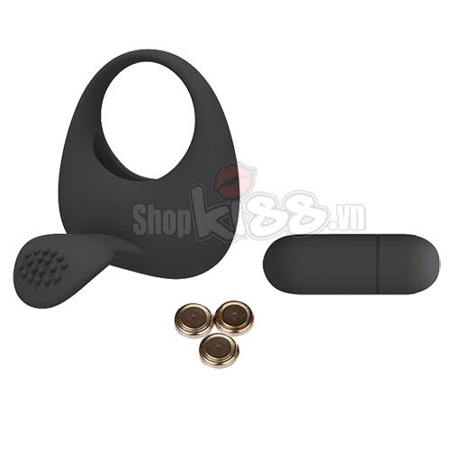 Vòng rung lưỡi liếm 2 trong 1 silicon kích thích nam nữ giải tỏa sinh lý