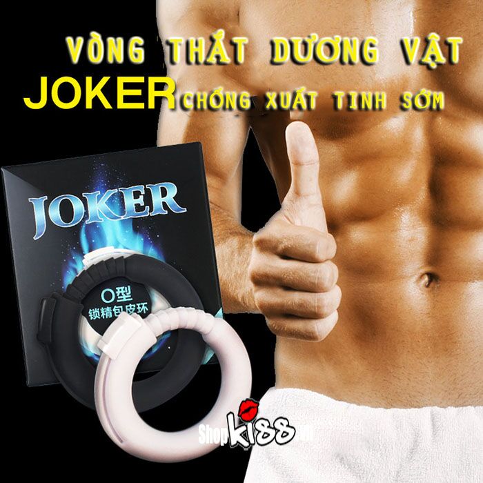 Vòng đeo dương vật O Joker chống xuất tinh sớm tăng hưng phấn