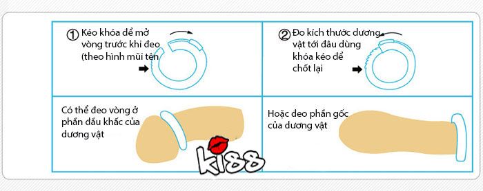 Vòng đeo dương vật O Joker chống xuất tinh sớm tăng hưng phấn