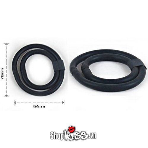 Vòng xoắn kép silicon kéo dài thời gian quan hệ nhẹ nhàng an toàn