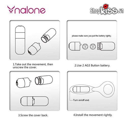 Vòng Rung Điểm G Nalone Tango Silicon Chống Thấm Tốt Nam Nữ