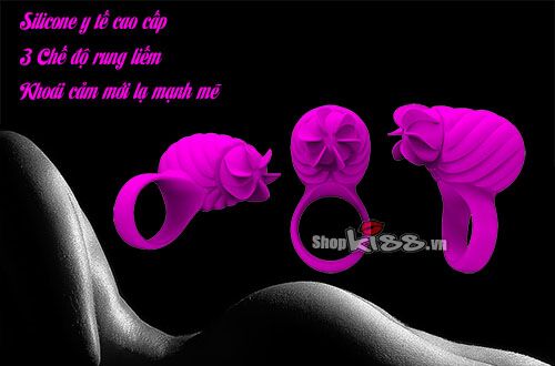 Vòng rung xoay liếm Prettylove Frances kích thích âm vật tăng cực khoái đôi