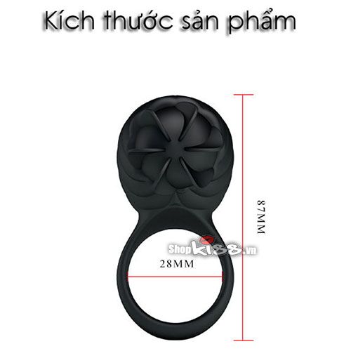 Vòng rung xoay liếm Prettylove Frances kích thích âm vật tăng cực khoái đôi