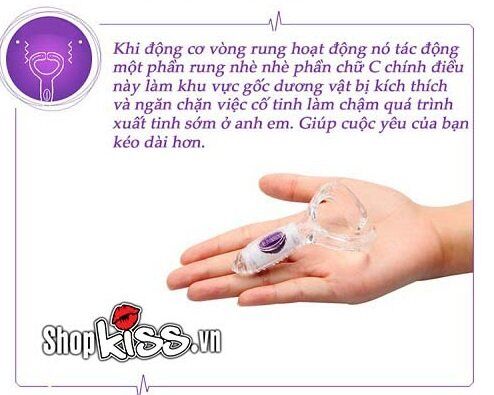 Vòng rung Durex Connect kích thích điểm G ngăn xuất tinh