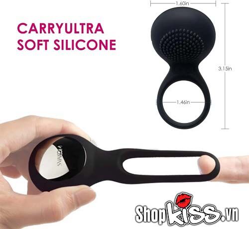 Vòng rung Svakom Tyler silicon cao cấp chống thấm nam giới Mỹ nhập khẩu