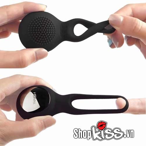 Vòng rung Svakom Tyler silicon cao cấp chống thấm nam giới Mỹ nhập khẩu