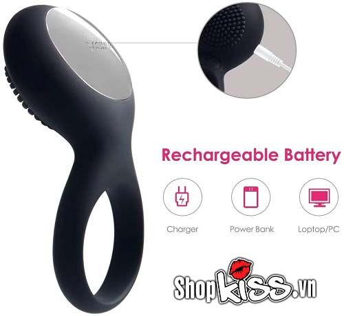 Vòng rung Svakom Tyler silicon cao cấp chống thấm nam giới Mỹ nhập khẩu