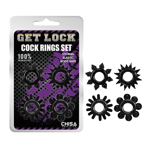 Bộ Vòng Gai Silicon Sao Biển Get Lock Giữ Cương Cứng Tốt 