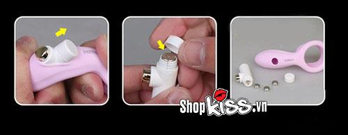 Vòng rung lưỡi liếm Leten Vibrating có quai đeo tăng khoái cảm