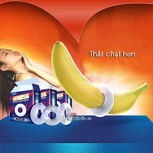 Leten Super Cock vòng silicon kéo dài thời gian, tăng hưng phấn