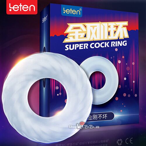 Leten Super Cock vòng silicon kéo dài thời gian, tăng hưng phấn