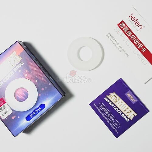 Vòng silicon chống xuất tinh sớm Leten Super Cock mềm mại