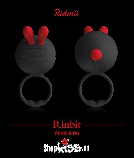 RinBit 2-in-1 Rabbit Vibrator USA Premium Silicone Ring
