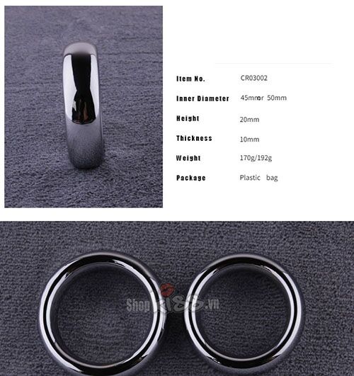 High Quality Metal Penis Ring Delay Ejaculation Boost Stimulation