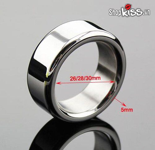 Inox Male Stainless Steel Anti-Ejaculation Ring 3 Sizes