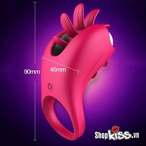 Vòng rung lưỡi liếm xoay LafyHo kích thích mạnh mẽ đôi lứa