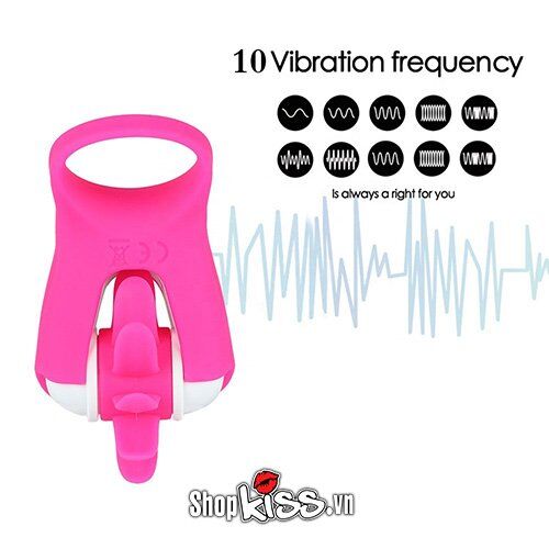 Vòng rung lưỡi liếm xoay LafyHo kích thích mạnh mẽ đôi lứa