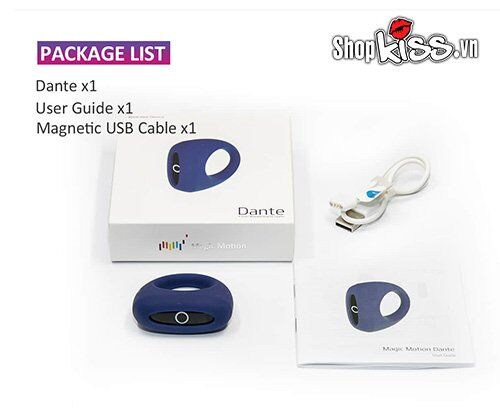 Vòng rung dương vật Magic Dante điều khiển app công nghệ cao