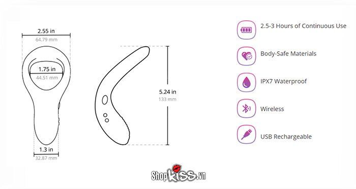 Giá sỉ Vòng đeo dương vật có rung Lovense Diamo – Điều khiển xa qua APP loại tốt Giá sỉ Vòng đeo dương vật có rung Lovense Diamo – Điều khiển xa qua APP loại tốt