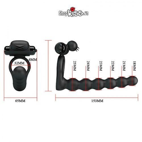 Vòng rung Prettylove Hercules III kích thích hậu môn tăng khoái cảm