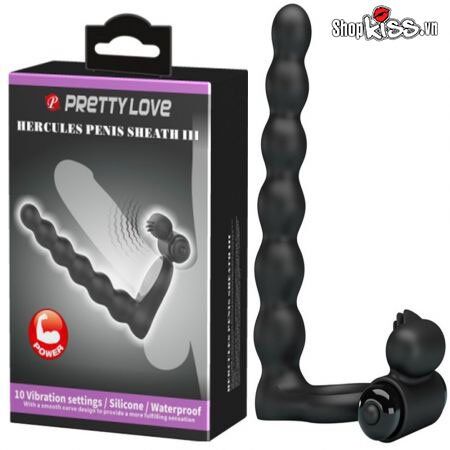 Vòng rung Prettylove Hercules III kích thích hậu môn tăng khoái cảm