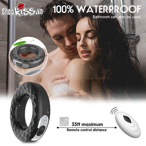 Vòng rung đeo dương vật remote SECWELL rung kích thích khoái cảm nam