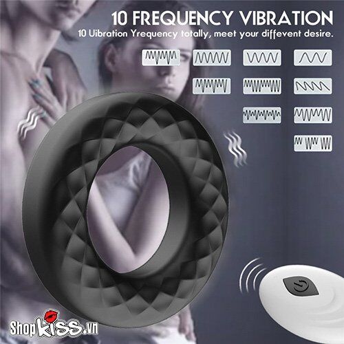 Vòng rung đeo dương vật remote SECWELL rung kích thích khoái cảm nam