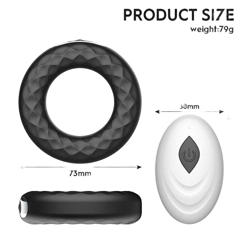 Vòng rung đeo dương vật remote SECWELL rung kích thích khoái cảm nam 