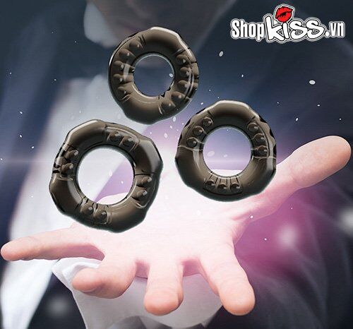 Bộ 3 vòng đeo Baile Cock Rings Yvonne nâng tầm khoái cảm