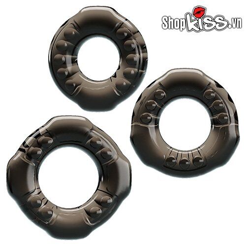 Bộ 3 vòng đeo Baile Cock Rings Yvonne nâng tầm khoái cảm