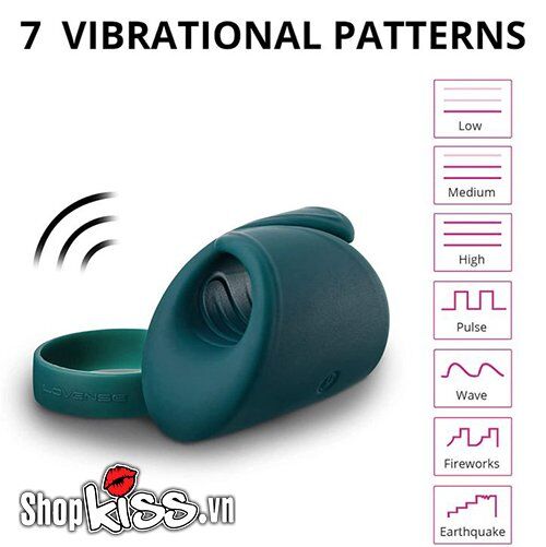  Bảng giá Vòng rung massage dương vật cao cấp Lovense Gush – Điều khiển qua app hàng xách tay