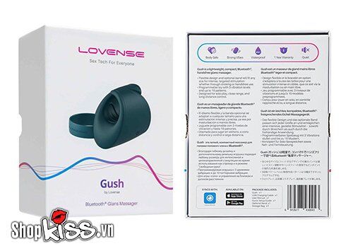 Vòng rung Lovense Gush cao cấp điều khiển app, tăng khoái cảm