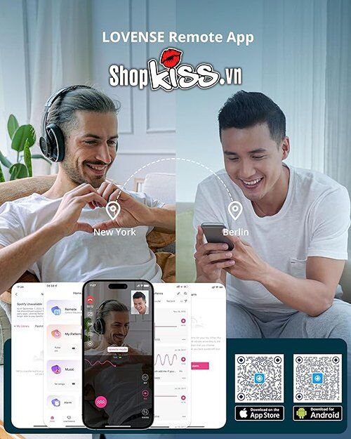 Vòng rung Lovense Gush cao cấp điều khiển app, tăng khoái cảm