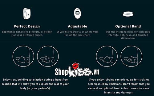  Bảng giá Vòng rung massage dương vật cao cấp Lovense Gush – Điều khiển qua app hàng xách tay