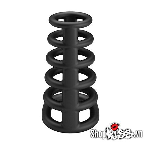 Pretty Love Rodrigo Delay Ring Silicone Black Last Longer