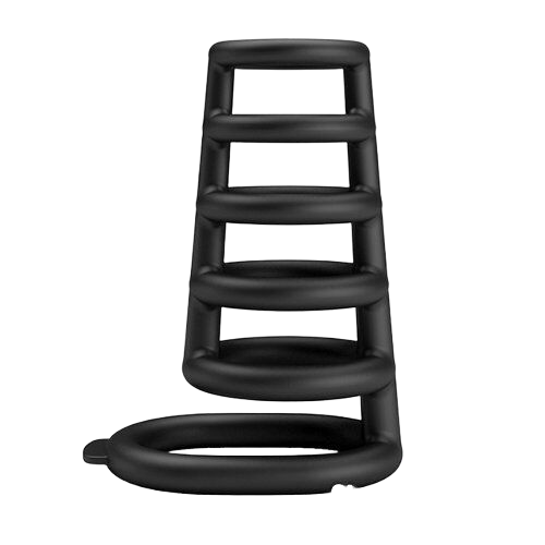 Vòng đeo chống xuất tinh sớm silicone đen kéo dài cuộc yêu 