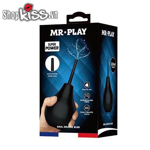 Bình xịt rửa hậu môn Baile Mr Play dung tích 224ml cao su mềm mại