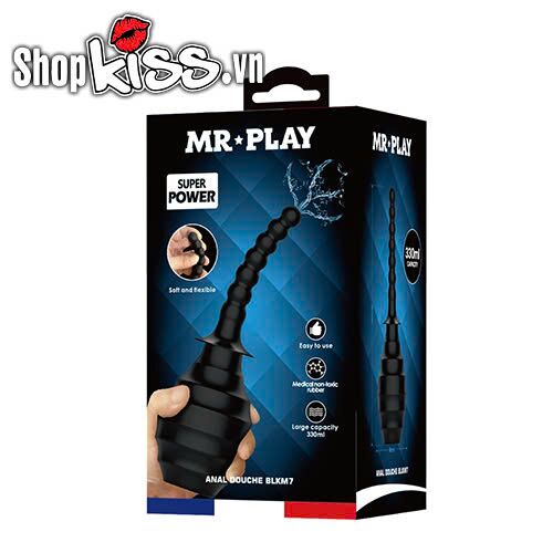 Mr Play Anal Douche BLKM7 dụng cụ vệ sinh hậu môn an toàn hiệu quả