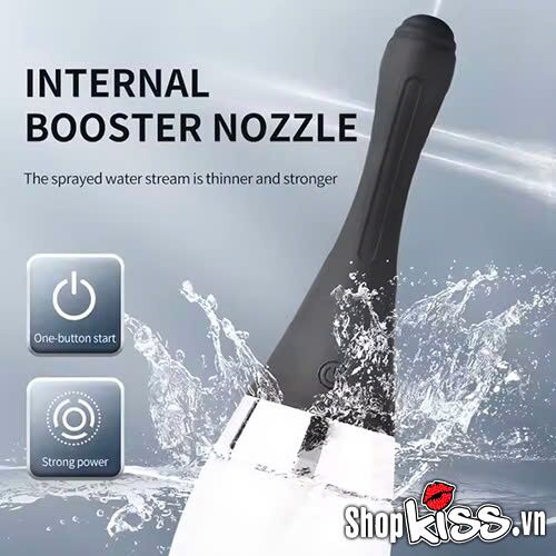 Dụng cụ vệ sinh hậu môn sạc điện tự động Anal Cleanser an toàn tiện lợi