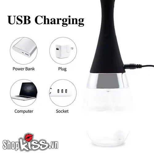 Dụng cụ vệ sinh hậu môn sạc điện tự động Anal Cleanser an toàn tiện lợi