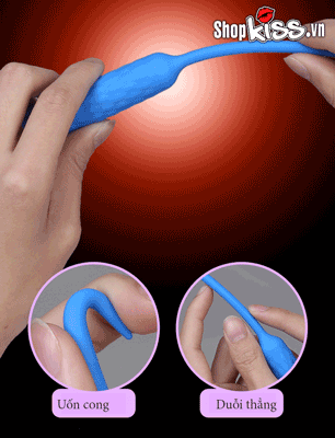 Thanh rung lỗ tiểu silicon kích thích niệu đạo cho nam gay