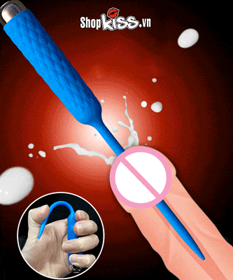 Thanh rung lỗ tiểu silicon kích thích niệu đạo cho nam gay