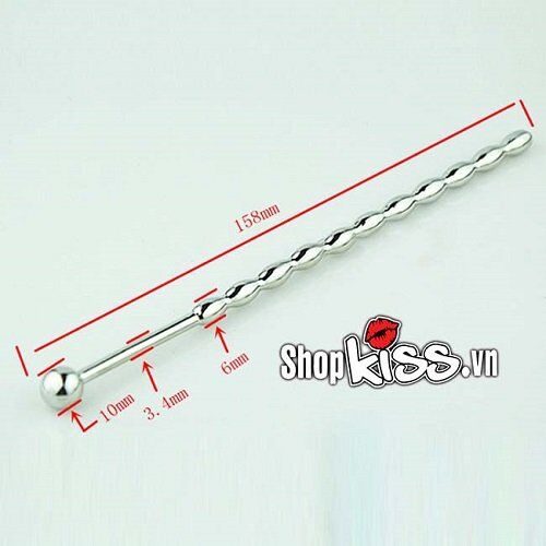 Thanh kích thích niệu đạo thép không gỉ an toàn đồng tính gay