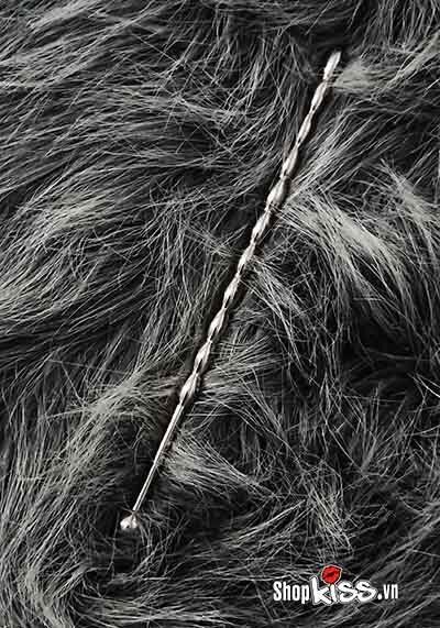 Thanh kích thích niệu đạo thép không gỉ an toàn đồng tính gay