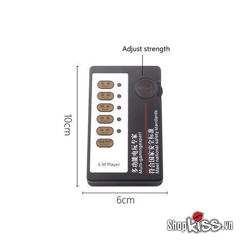 Máy kích xung điện hậu môn niệu đạo S.M Player đồ chơi kích thích