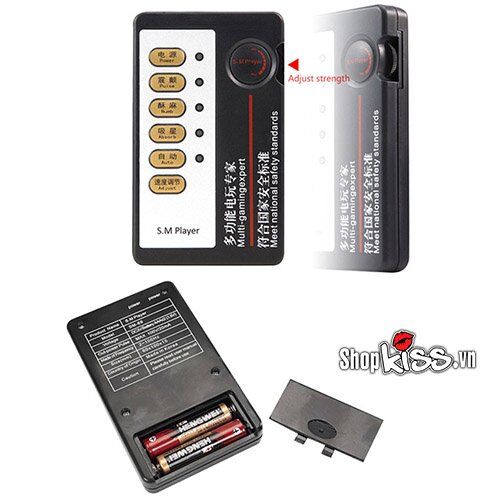Máy kích xung điện hậu môn niệu đạo S.M Player đồ chơi kích thích