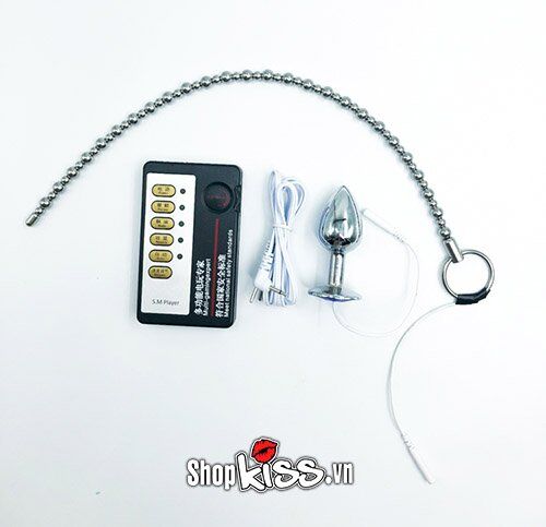 Máy kích xung điện hậu môn niệu đạo S.M Player đồ chơi kích thích